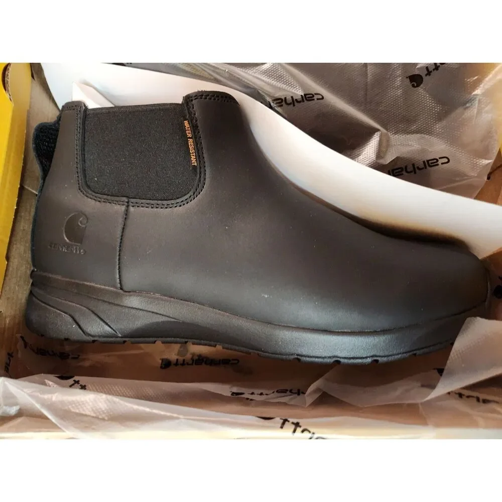 Carhartt Force Romeo Boots US 11.5 Wide Soft Toe EH Water‑Resistant Black